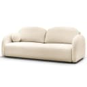 Schlafsofa mit Bettkasten Beige Chenille Beca | Beige