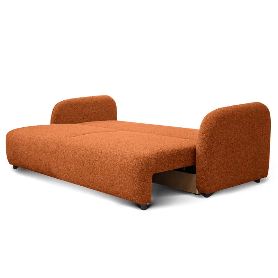 Mørteens Schlafsofa mit Bettkasten | Terrakotta