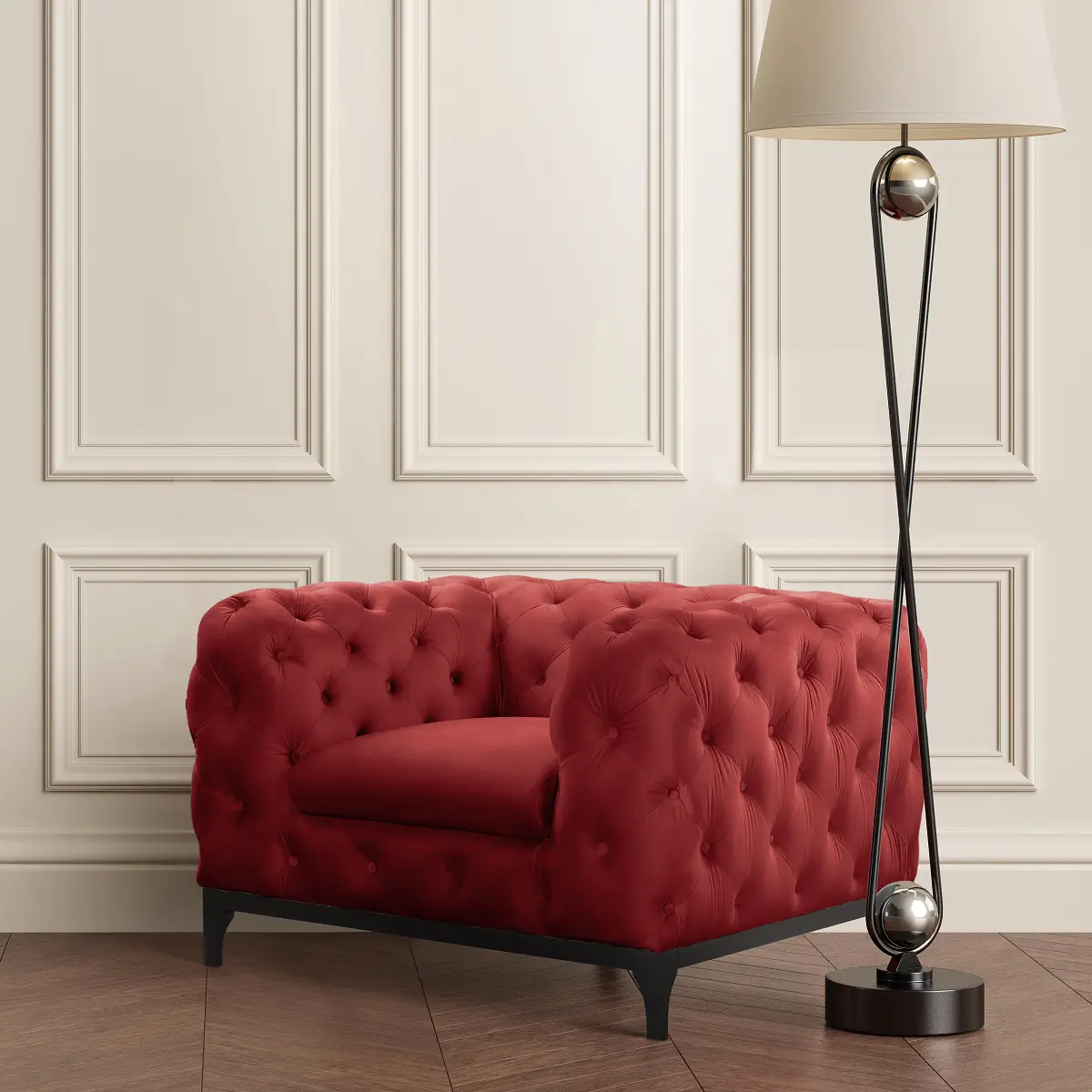 Sessel Ravi | Rot