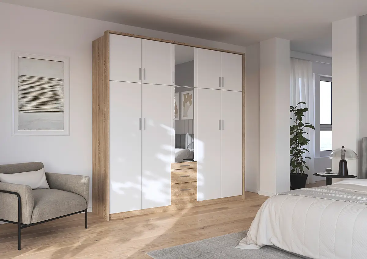 rauch Orange Drehtürenschrank Hildesheim Passepartout 230cm