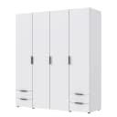 Drehtürenschrank Modena | Weiß