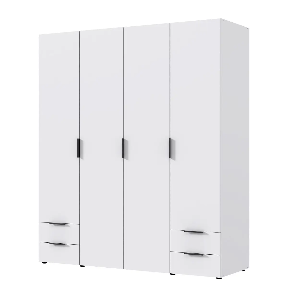 Drehtürenschrank Modena | Weiß
