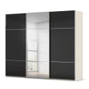 rauch Orange Schwebetürenschrank Covalo mit Glasfront 301cm