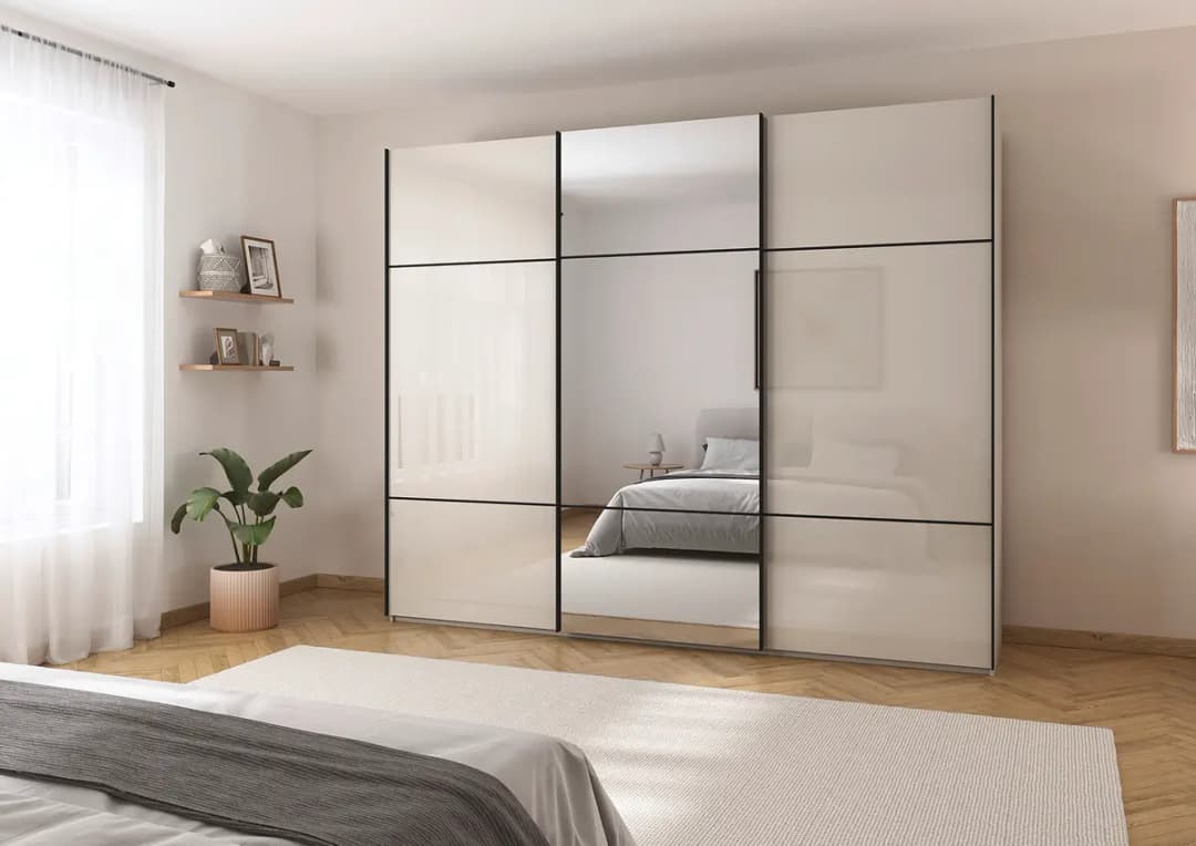 rauch Orange Schwebetürenschrank Covalo | Beige