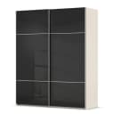 rauch Orange Schwebetürenschrank Covalo mit Glasfront 181cm
