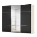 rauch Orange Schwebetürenschrank Covalo mit Glasfront 271cm