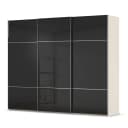 rauch Orange Schwebetürenschrank Covalo mit Glasfront 301cm