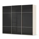 rauch Orange Schwebetürenschrank Covalo mit Glasfront 242cm