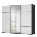 rauch Orange Schwebetürenschrank Covalo mit Glasfront 301cm
