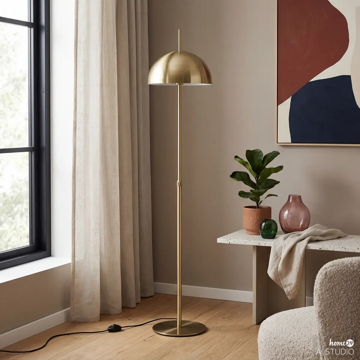 Stehleuchte Xario | Gold