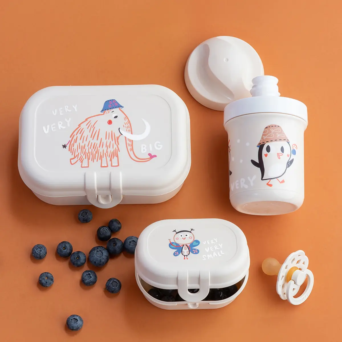 Lunchbox-Set Hop On To Go | Beige