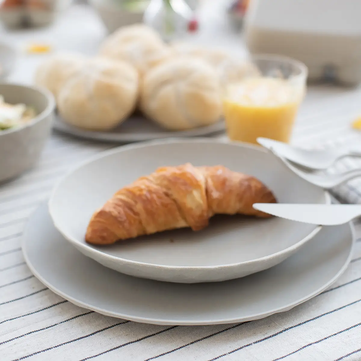 Speiseteller Tief Plate | Beige