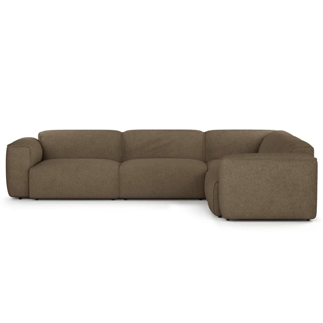 Ecksofa Helay | Braun