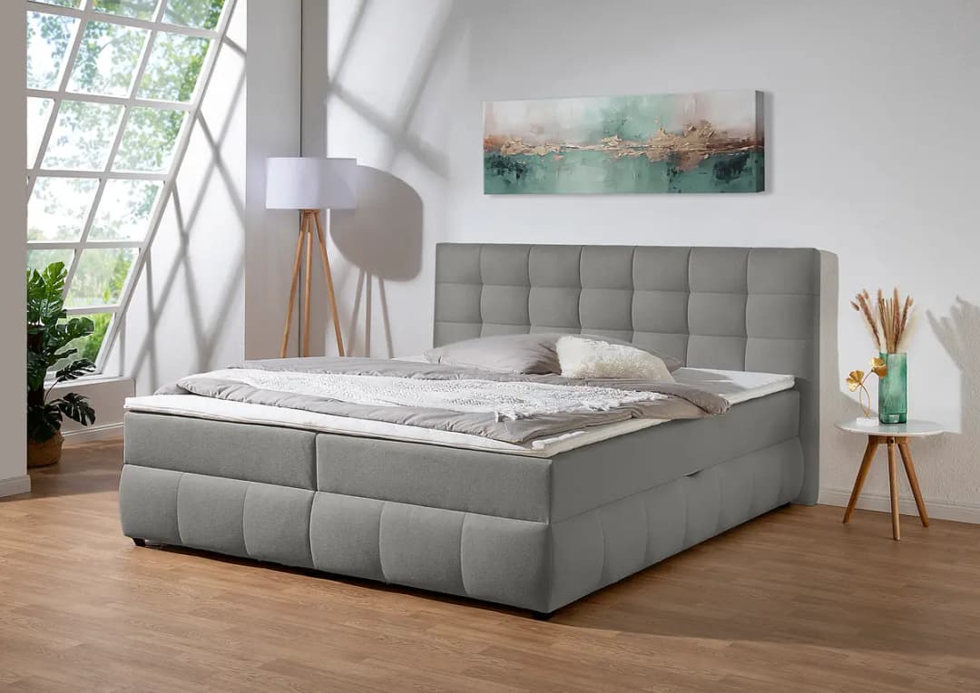 Loftscape Boxbett Menaik | Grau