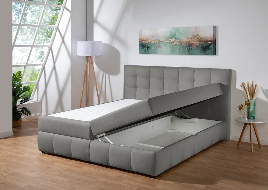 Loftscape Boxbett Menaik | Grau