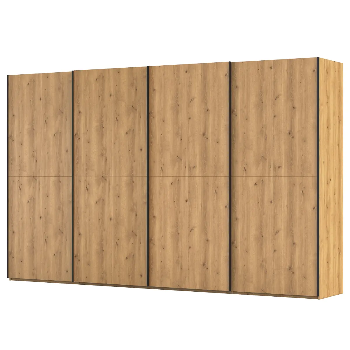 rauch Black Schwebetürenschrank Scale | Holztöne