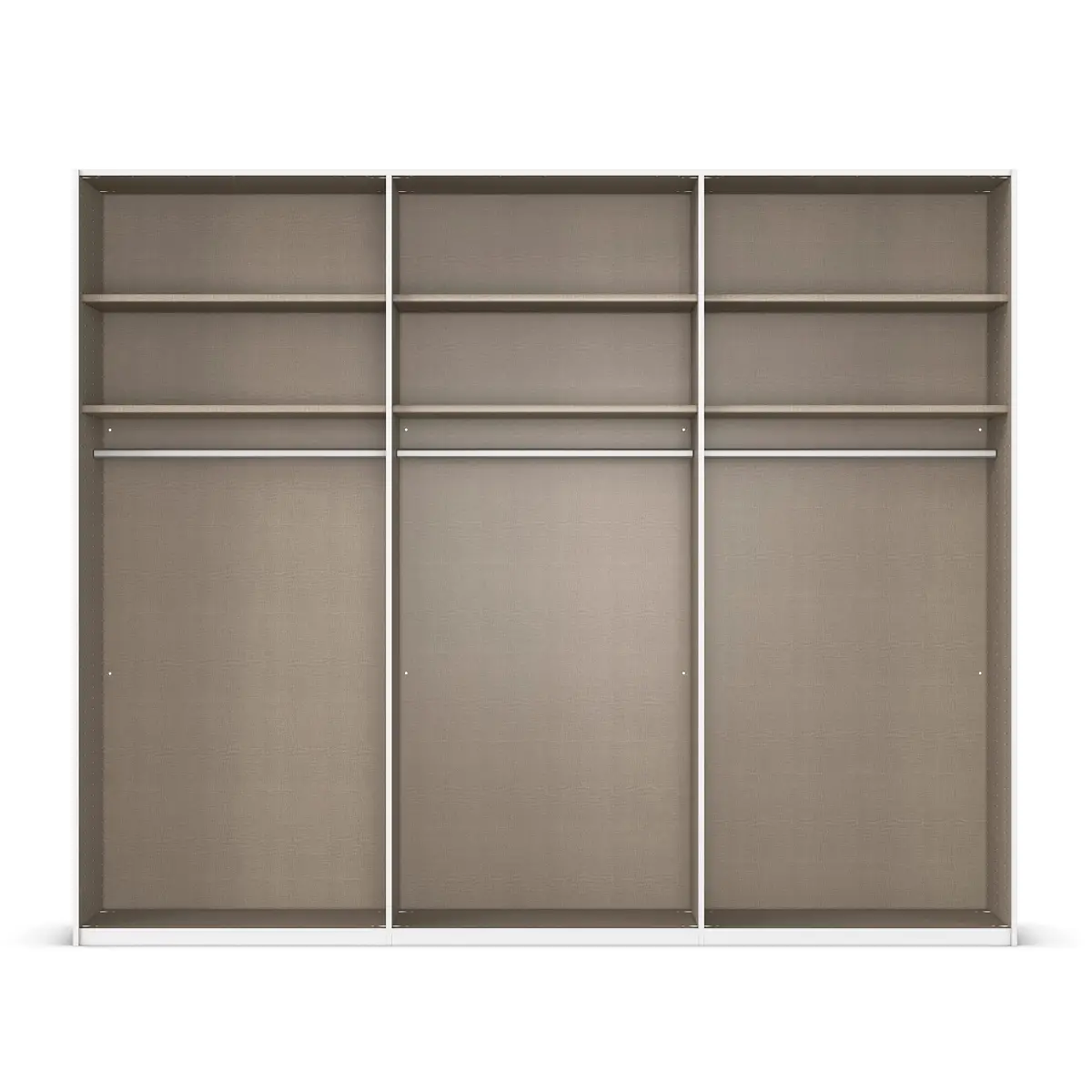 rauch Black Schwebetürenschrank Scale | Braun
