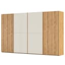 rauch Black Schwebetürenschrank Scale mit Glas 360cm | Mehrfarbig