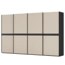 rauch Black Schwebetürenschrank Scale | Mehrfarbig