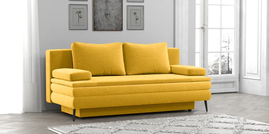 Fredriks Schlafsofa Pocon | Gelb