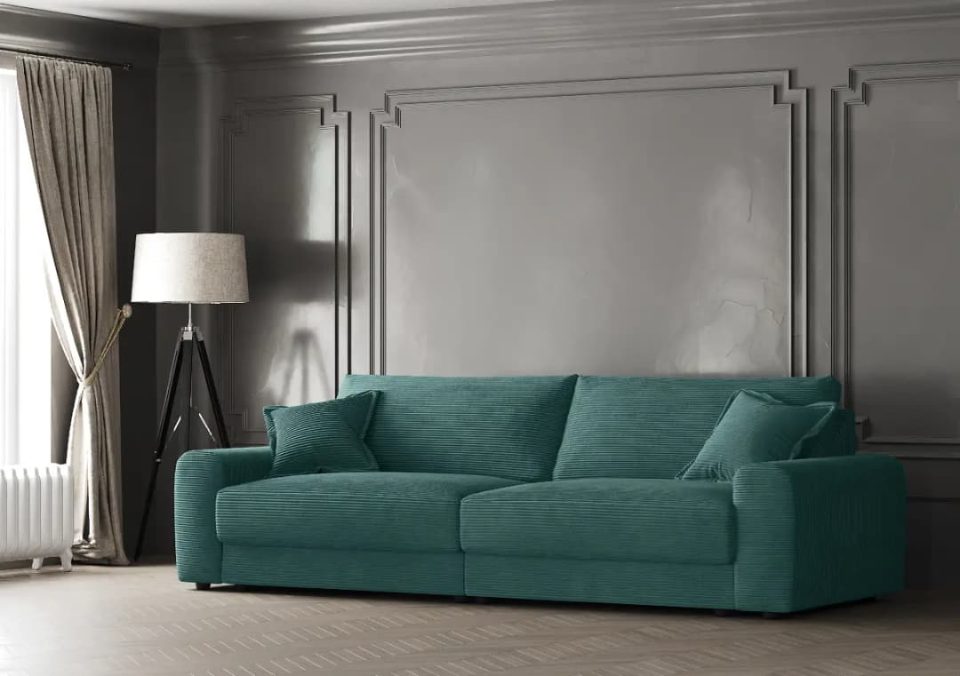 Mørteens Big-Sofa Zuri | Blau