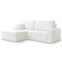 Ecksofa mit Schlaffunktion Beige Bouclé Stoff Coline | Beige