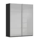 rauch Orange Schwebetürenschrank Covalo | Schwarz