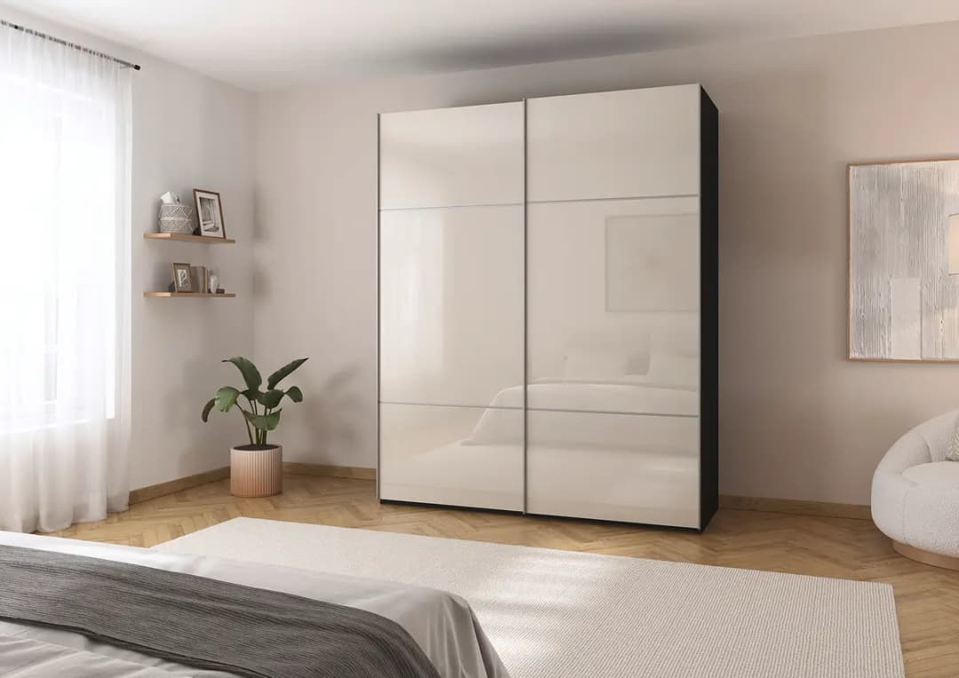 rauch Orange Schwebetürenschrank Covalo | Mehrfarbig