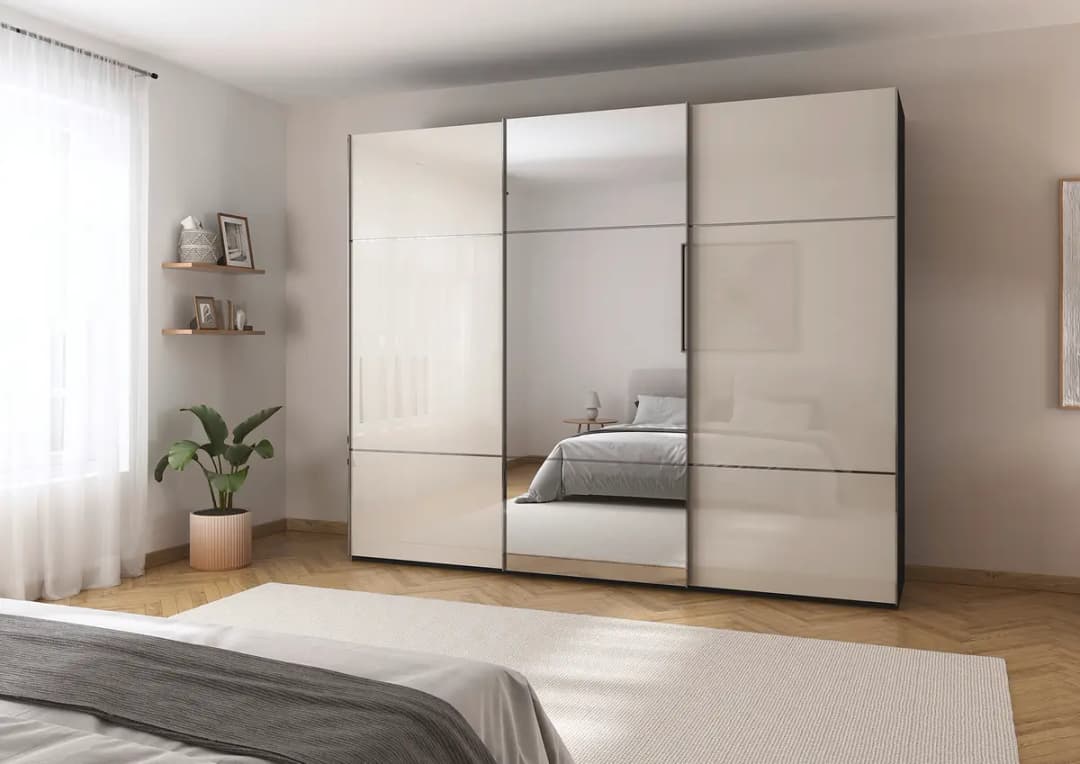 rauch Orange Schwebetürenschrank Covalo | Mehrfarbig