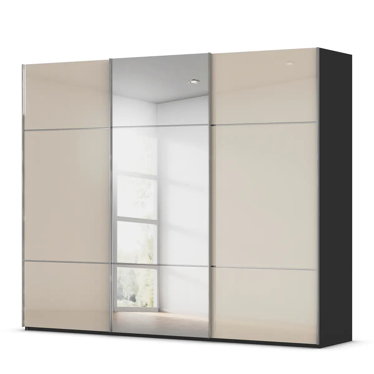 rauch Orange Schwebetürenschrank Covalo | Mehrfarbig
