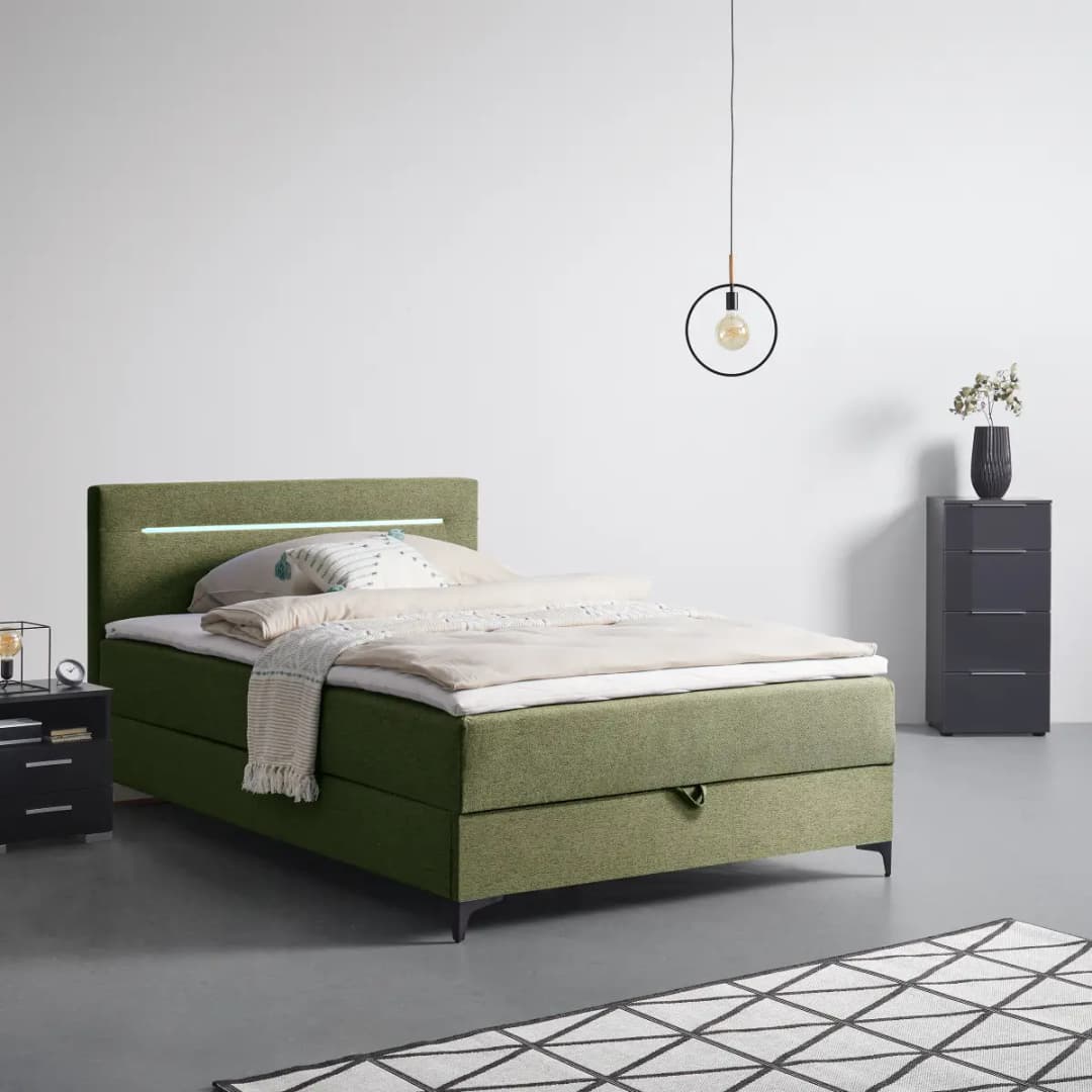 loftscape Boxspringbett Adinlow | Grün