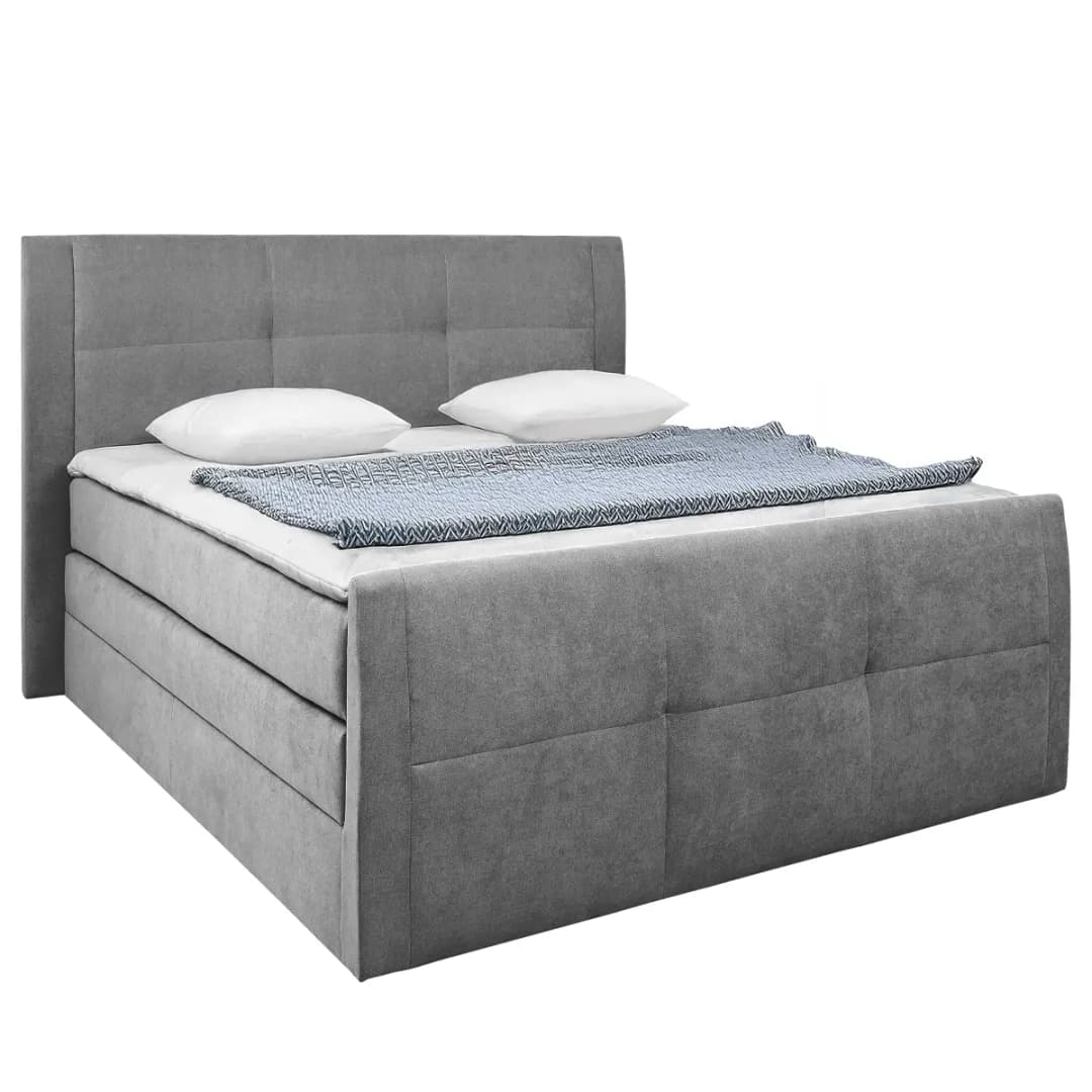 Fredriks Boxspringbett Bekkour | Grau