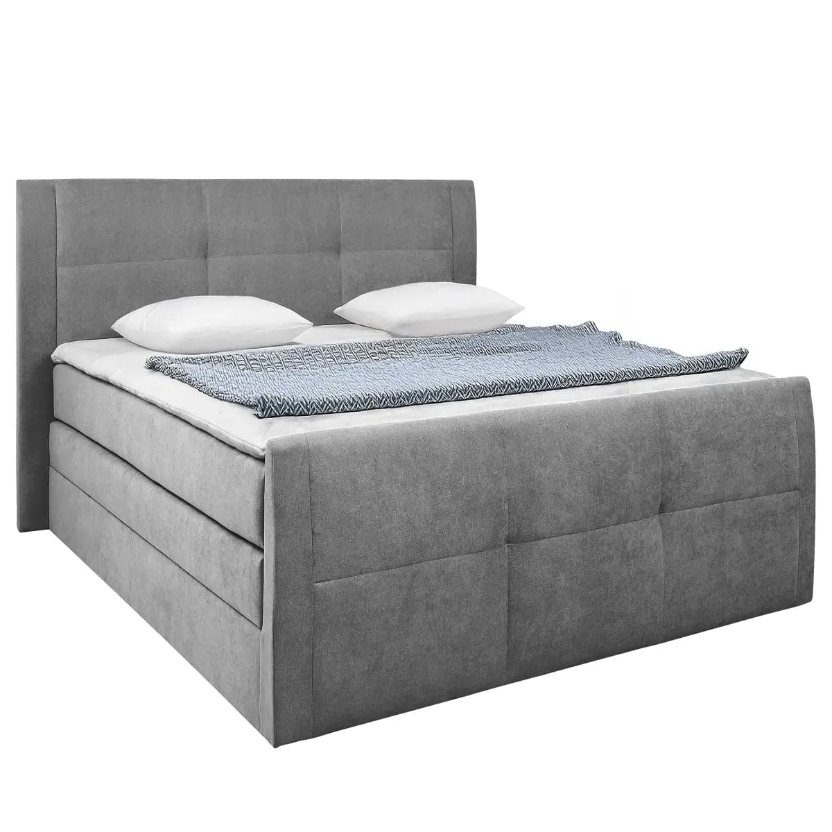 Fredriks Boxspringbett Bekkour | Grau