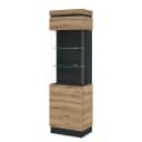 loftscape Standvitrine Zarina | Holztöne