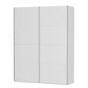 Schwebetürenschrank Arbery 180cm Weiß/Weiß ohne Spiegeltür/-en | Weiß