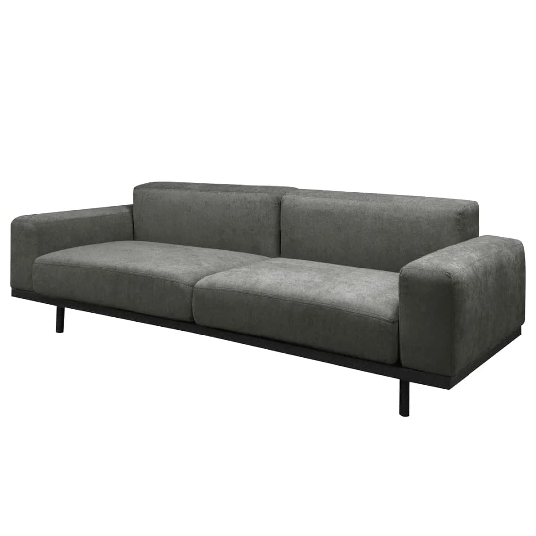 Studio Copenhagen 2,5-Sitzer Sofa Grau Webstoff Wiam | Grau