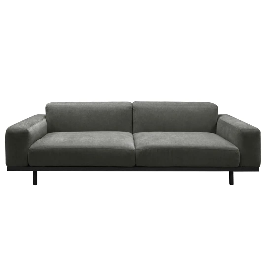 Studio Copenhagen 2,5-Sitzer Sofa Grau Webstoff Wiam | Grau