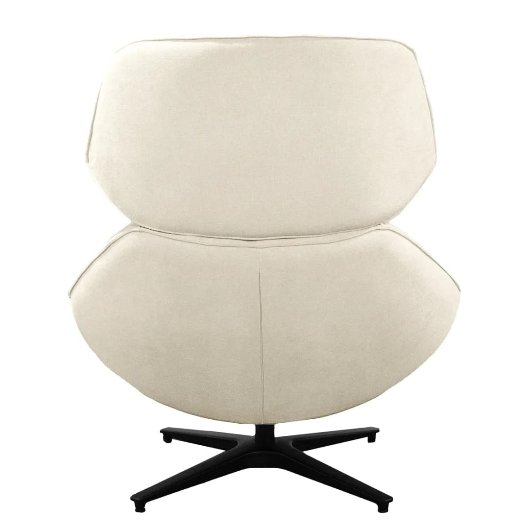 Drehsessel Beige Webstoff Stormy | Beige