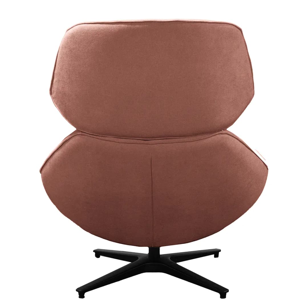 Drehsessel Pink Webstoff Stormy | Rosa