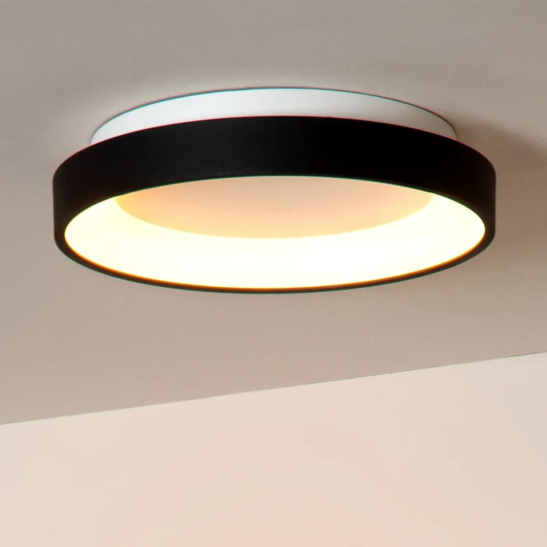 Lucide LED-Deckenleuchte Vidal | Schwarz