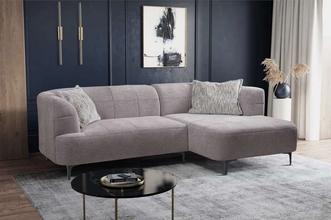 Fredriks Ecksofa mit Longchair Monja | Beige