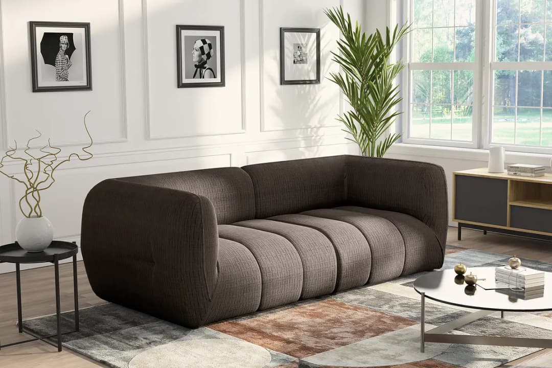 3-Sitzer Sofa Pamira | Braun