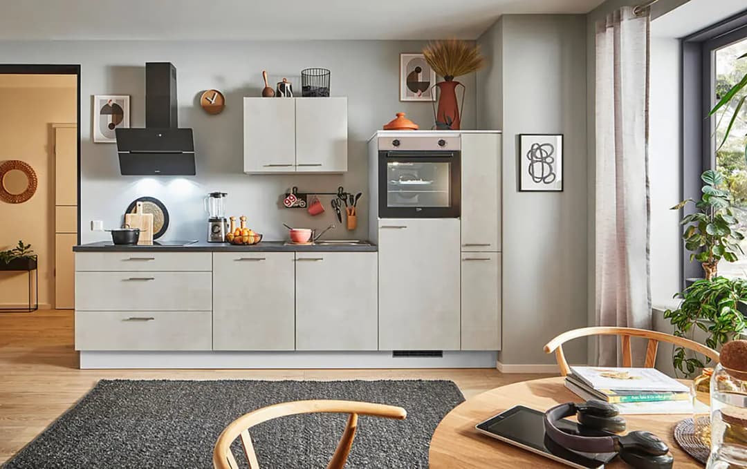Autarke Küchenzeile Seitenschrank A | Mehrfarbig