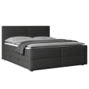 Boxspringbett 120 x 200cm Webstoff Pria Grau H2 | Grau
