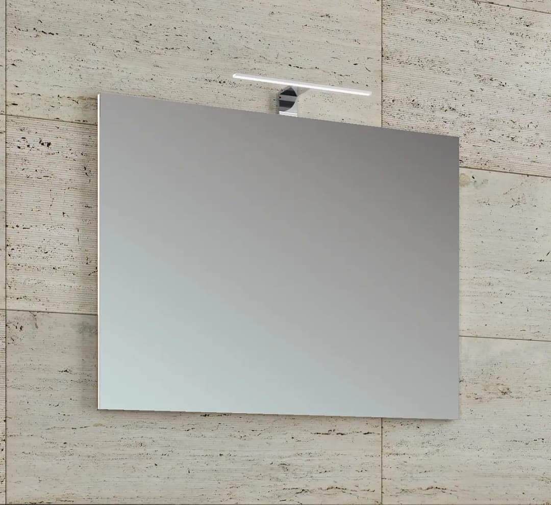 Badspiegel Badinos 60cm Weiß | Weiß