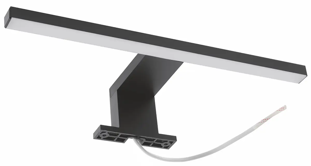 Spiegelbeleuchtung Bitila | Schwarz