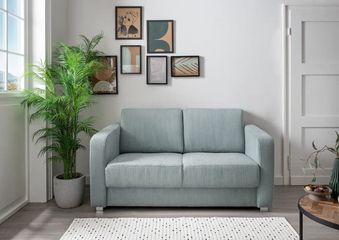 Fredriks 2-Sitzer Sofa Duana | Blau