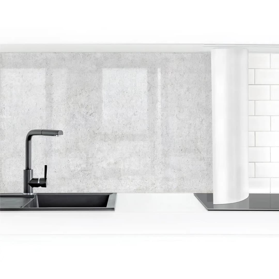 Küchenrückwand Beton Cire Premium | Grau
