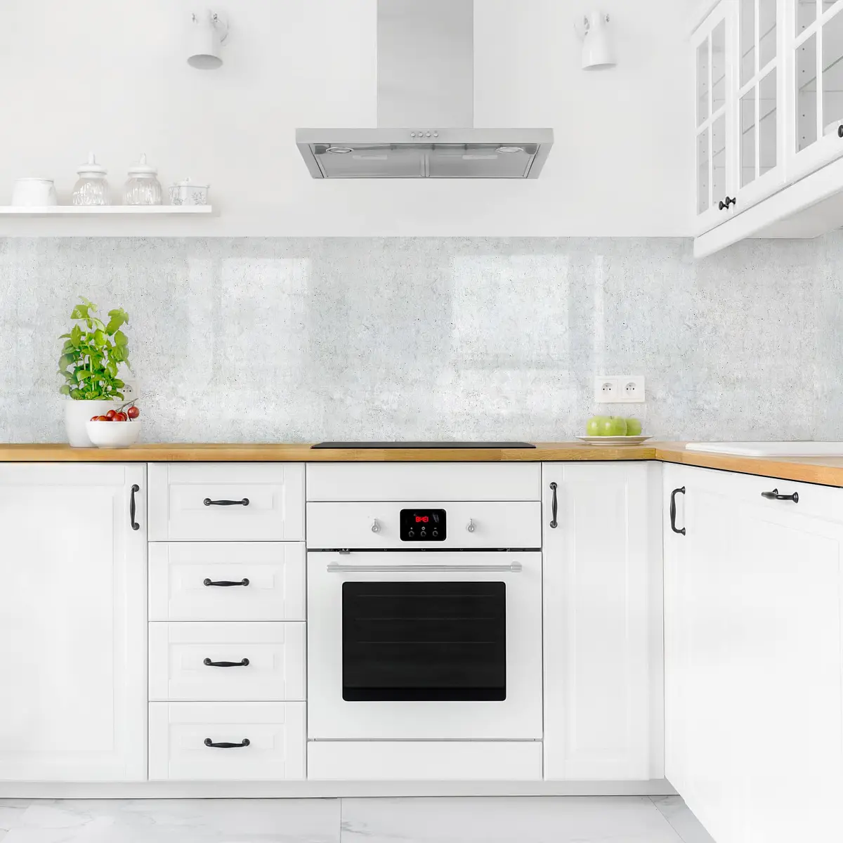 Küchenrückwand Beton Cire Premium | Grau