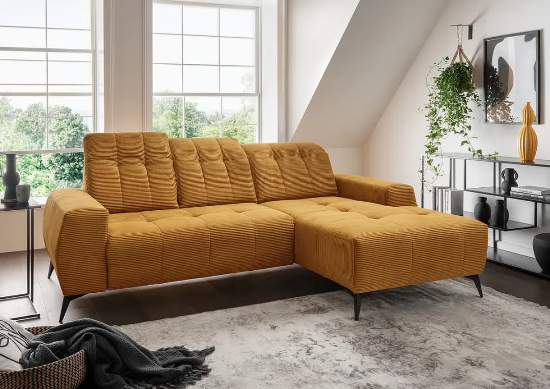 Fredriks Duana Ecksofa | Gold